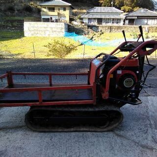 運搬車 手動ダンプ ❢❢ 実働 ❢❢ 三菱OHVガソリンエンジン ❢❢