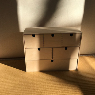 【ネット決済】IKEA MOPPE 木製小物入れ