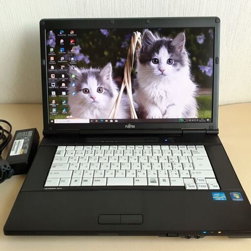 【取引中です】☆core i5＋SSDで快適☆　FUJITSU　LIFEBOOK　Wi-Fi　 マルチ　15インチ　Windows10　②