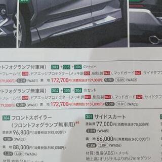 外装、車外用品 ラブ4 RAV4 50系 モデリスタ サイドスカート 新車外し