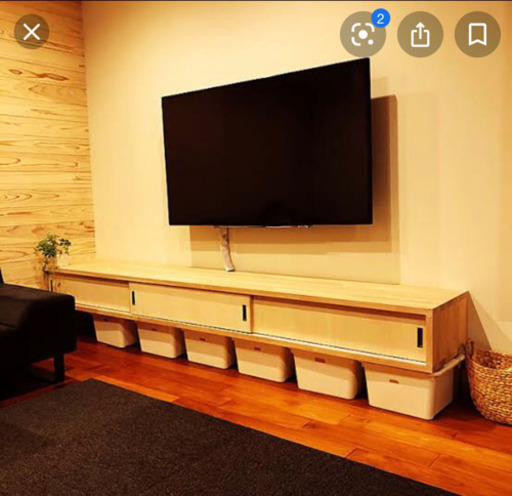 テレビを壁掛けにするための金具　14インチ〜42インチ