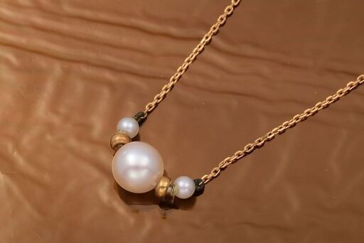 K18 アコヤ真珠 ネックレス 品番0-108
