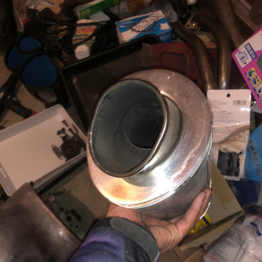 絶版レース用devil管マフラー　サイレンサーのみ　スリップオン 絶版レース用devil管マフラー サイレンサーのみ スリップオン DEVIL