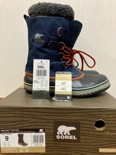 SOREL 1964PAC NYLON  27㎝メンズ　箱付き