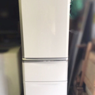 三菱ノンフロン冷凍冷蔵庫 MR-C37A-W