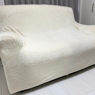 他サイトで売れました②ニトリ　リクライニングソファ　ソファカバーセット