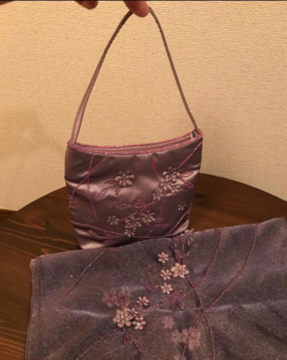 【値下げしました】パーティバッグ\u0026ストール セット