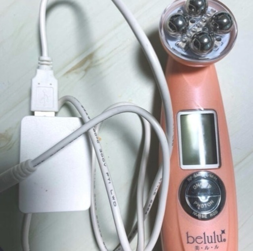美ルル 美顔器 プレミアム 即購入歓迎】超音波&イオン＆LED美顔器belulu【