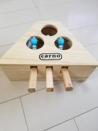 猫の木製遊具もぐらたたき (るしあな) 白山のおもちゃの中古あげます 