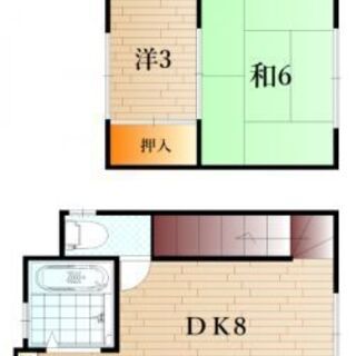 【ペット可】下関貴船二丁目28000円2DK賃貸物件