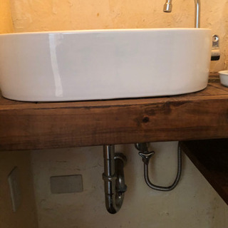 本日1/25まで〉洗面（鏡・水道蛇口・照明付き）