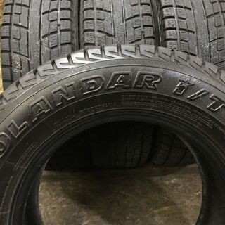 YOKOHAMA GEOLANDAR i/T-S 215/70R16 16インチ スタッドレス 4本 2015年製 バリ溝 デリカD:5 クルーガー RAV4等　(VTJ282) クレジットカード QR決済可能