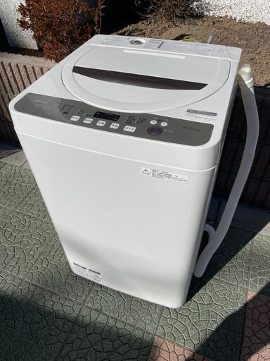 №ｐ45　2018年製　SHARP　全自動洗濯機　4.5㎏