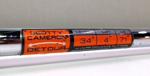 Scotty Cameron - キャメロンの名器☆デツアー☆ Scotty Cameron パター DETOUR 34インチ スコッティキャメロン