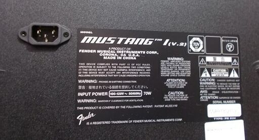 ギターアンプ Fender MUSTANG I V2 フェンダー ムスタング コンボ 札幌