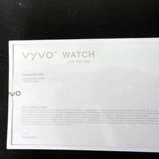 ►新品未開封 vyvo WATCH LITE EDITION SE スマートウォッチ ウェラブルウォッチ ☆ PayPay(ペイペイ)決済可能 ☆ 札幌市 北区 屯田 