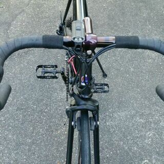 商談中>FUJI balladΩ クロモリ SORA 2x9速 適応身長170cm以上
