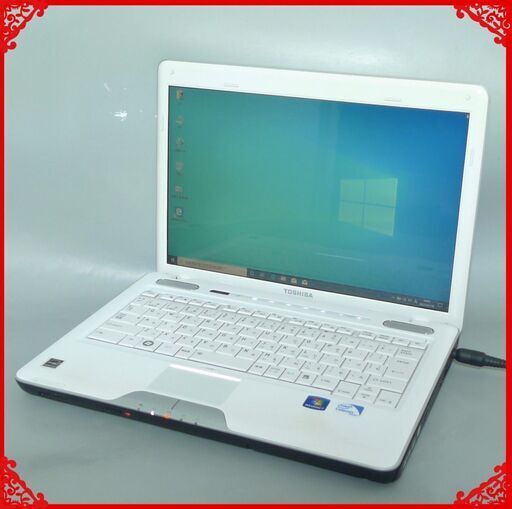 送料無料 ホワイト限定品 中古美品 Windows10 13.3型 Toshiba dynabook CXE/45KE ノートパソコン Celeron 4GB HDD320GB 無線 Win10 Office