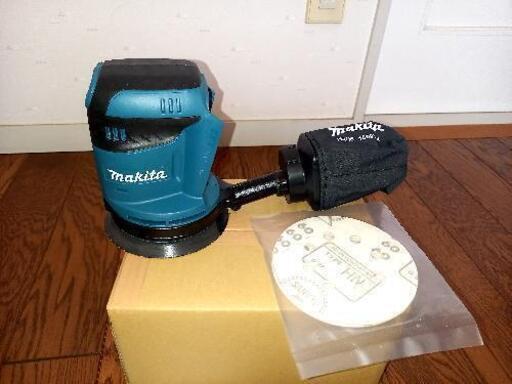 ご成約有り難う御座いました。商談中です。早い者勝ち　新品未使用　マキタ BO180DZ 125mm充電式ランダムオービットサンダ(本体のみ)　格安出品