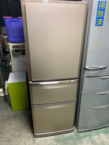 MITSUBISHI 冷凍冷蔵庫　3ドア　MR-C34D-P 2019年製　中古　美品
