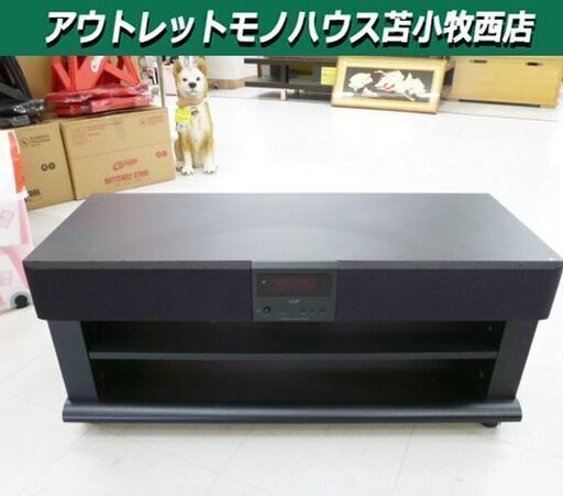 東芝 サウンドホームシアター THY-F900 2010年製 幅90×奥行38×高39.5㎝ SRS搭載 ブラック キャスター付 テレビ台 TV台 TOSHIBA 苫小牧西店