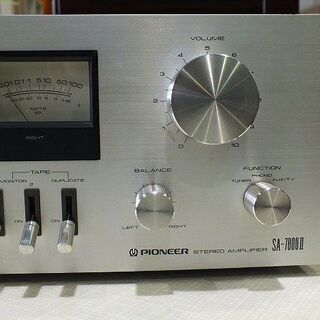 【苫小牧バナナ】指定業者にて整備済み PIONEER/パイオニア ステレオ プリメインアンプ SA-7800Ⅱ パワーメーター搭載モデル♪ 苫小牧バナナ】指定業者にて整備済み PIONEER/パイオニア ステレオ