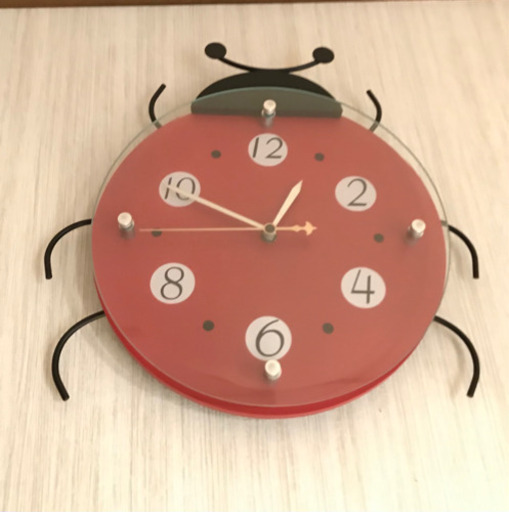 子供向けのてんとう虫の壁掛け時計 Tm 沼津の家電の中古あげます 譲ります ジモティーで不用品の処分