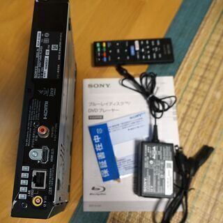 SONY BDPｰS1500 ブルーレイディスクプレーヤー