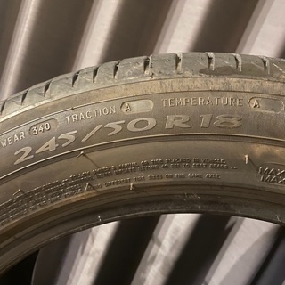245/50R18 4本　夏タイヤ
