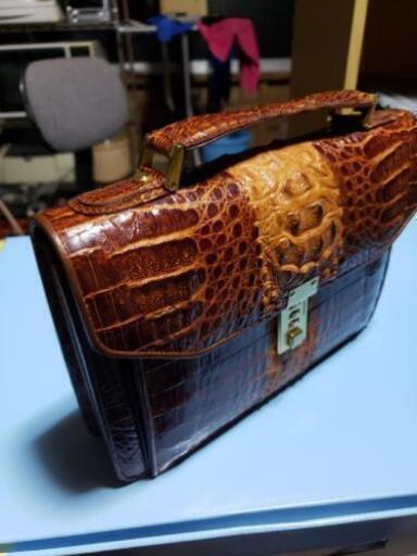 激安王価格‼クロコダイル本革バッグ