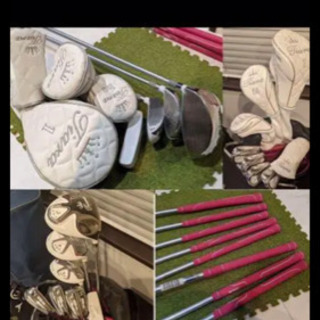 美品 現行モデル レディース Wilson ティアラ  ゴルフクラブセット 8本