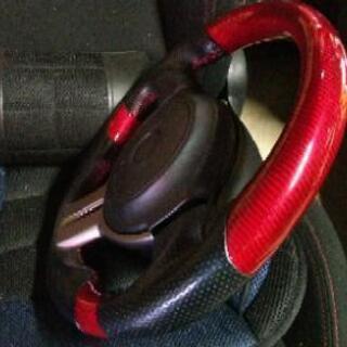 REAL製86&BRZ(前期)ﾚｯﾄﾞｶｰﾎﾞﾝｽﾃｱﾘﾝｸﾞ(ｴｱﾊﾞｯｸ付き)