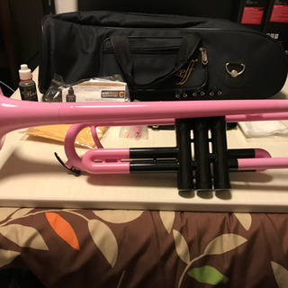 zeff プラスチックトランペット ピンク×ブラック