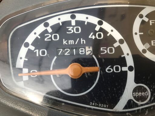 37000円 レッツ4 インジェクション CA41A きいろー バッテリー付き