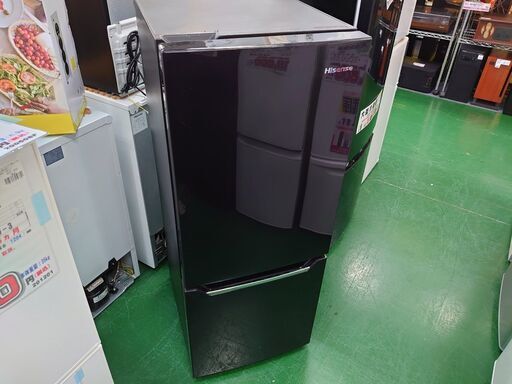 【店舗同時販売中】2017年製 ハイセンス 2ドア冷凍冷蔵庫 HR-D15AB 150L【店頭ご来店購入限定】
