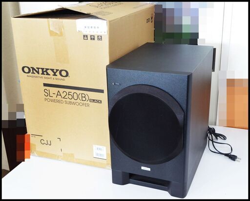 展示品 ONKYO SL-A250 アンプ内蔵サブウーファー ブラック オンキョウ オンキョー