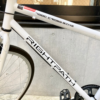 自転車 RIGHTPATH クロスバイク ホワイト