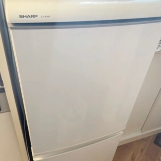 【ネット決済・配送可】シャープ 冷凍冷蔵庫 135リットル