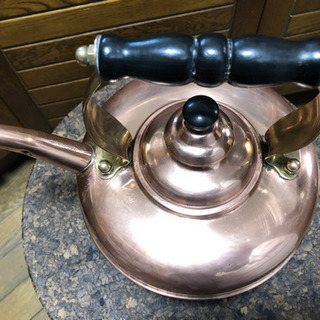 お値下げ　アンティーク　ケトル　銅 やかん