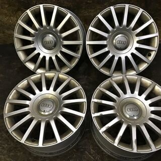 audi アウディ A6 純正ホイール 17インチ 4本 8J5HPCD112+48 (VHE158 