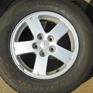 デリカD5 タイヤ山あり 215/70R16 純正アルミ4本セット 近場無料配達 デリカD5 タイヤ山あり 215/70R16 純正アルミ4本セット 近場無料配達