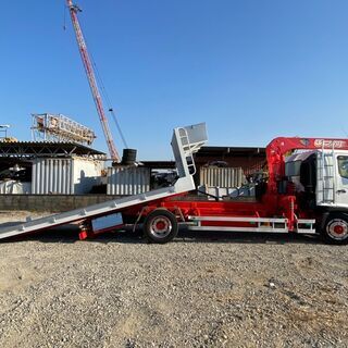 日野 レンジャー LKG-FE7JKAA セルフローダー UNIC付き ローダー 最大積載量6,600kg 平成24年 LED 花見台 HANAMIDAI　Z27 日野 レンジャー LKG-FE7JKAA セルフローダー UNIC付き ローダー 最大