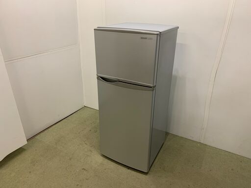 (210122)　シャープ/SHARP　ノンフロン冷凍冷蔵庫 118L　SJ-H12W-S 　2013年製
