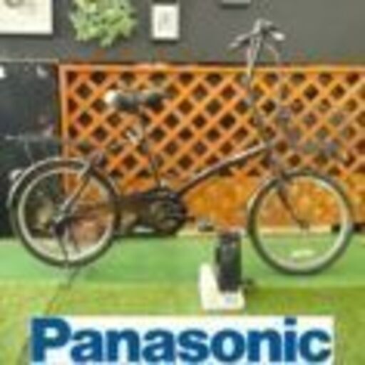 電動自転車 中古 パナソニック 20インチ シュガードロップ 新基準 ミニベロ 充電器付 小径車 Panasonic Sugar Drop 通勤 通学●