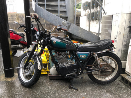 売約済ジャンク品SRオートバイ