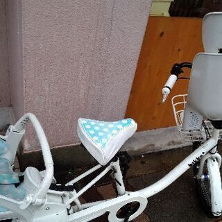 BRIDGESTONE bikke2 20吋子供乗せ小径自転車 内装3段/点灯虫/ホワイト