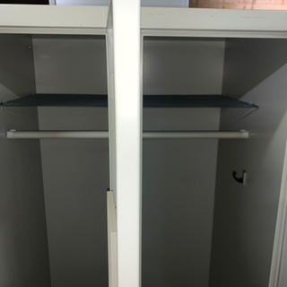オフィス用家具 PLUS 2人用 更衣ロッカー 美品 中古