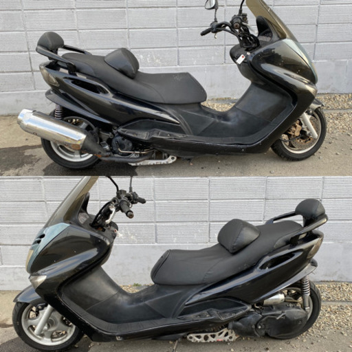 ☆マジェスティ125.コマジェ☆ローダウン・ロンホイ仕様^_^バッテリー・プラグ・シートなど新品交換！イロイロ整備しました☆