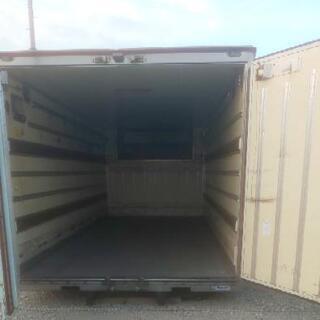 新品の鍵付き】【ワイド幅】保冷コンテナ 長さ約580cm×幅245cm×