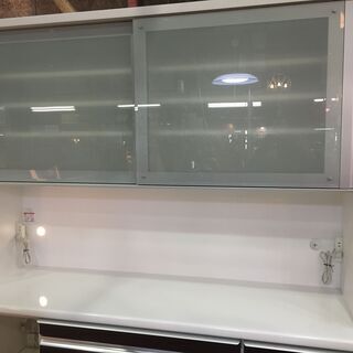 【愛品館市原店】松田家具 スライド扉キッチンボード 【管理IKB006677-003】